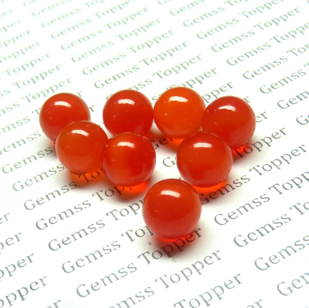 Carnelian 10x10 mm Ball Plain